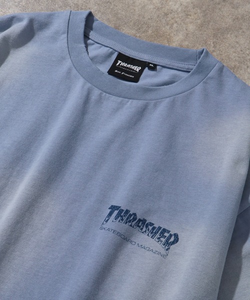 THRASHER(スラッシャー)の「【THRASHER/スラッシャー】ヴィンテージライク スプレー加工 半袖Tシャツ(Tシャツ/カットソー・メンズ・ネイビー/ブラック/ピンク/ブラウン・XL/L/M)」の17枚目の写真