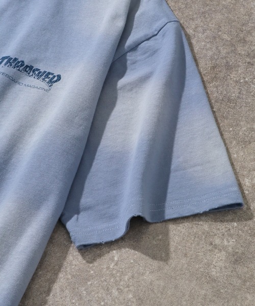 THRASHER(スラッシャー)の「【THRASHER/スラッシャー】ヴィンテージライク スプレー加工 半袖Tシャツ(Tシャツ/カットソー・メンズ・ネイビー/ブラック/ピンク/ブラウン・XL/L/M)」の18枚目の写真