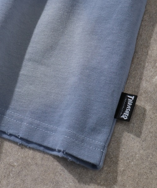 THRASHER(スラッシャー)の「【THRASHER/スラッシャー】ヴィンテージライク スプレー加工 半袖Tシャツ(Tシャツ/カットソー・メンズ・ネイビー/ブラック/ピンク/ブラウン・XL/L/M)」の21枚目の写真