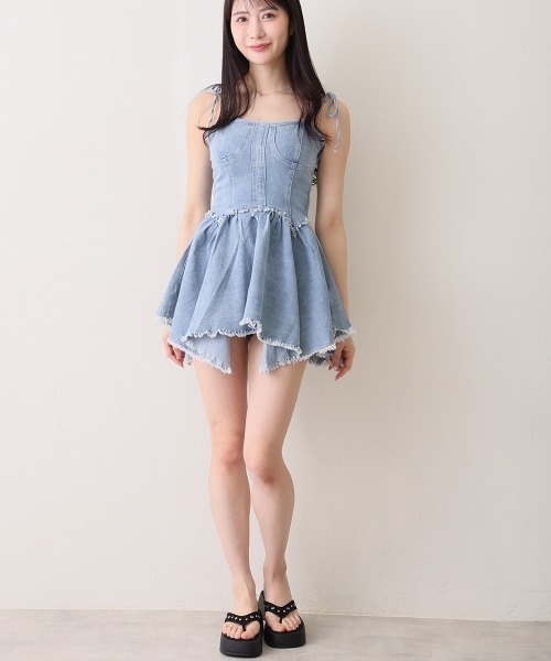 DEMETER（デメテル）の「2WAY 厚底 カバー付き ベルト トングブーツサンダル（サンダル・レディース・ブラック/ブラウン系その他・S/M/L/LL）」の6枚目の写真