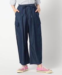BROOKLYN OVERALL | 【BROOKLYN OVERALL 】カーゴポケット付きバレルレッグパンツ(デニムパンツ)