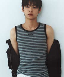 Stripe Tank Top Gray