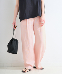 B.C STOCK（ベーセーストック）の「《追加》《S/Mサイズ展開》手洗い可 / フレンチリネンストレートパンツ（その他パンツ）」