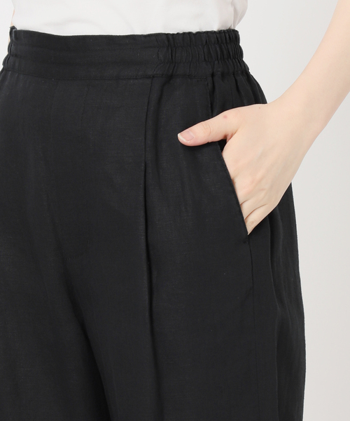 B.C STOCK(ベーセーストック)の「《追加》《S/Mサイズ展開》手洗い可 / フレンチリネンストレートパンツ(その他パンツ・レディース・ピンク/ブラウン/ブルー系その他/ネイビー/ベージュ・MEDIUM/SMALL)」の10枚目の写真