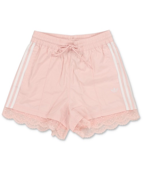 adidas（アディダス）の「【adidas/アディダス】ショートパンツ/裾レース/アディカラー レース トリム スリーストライプス ショーツ（その他パンツ・レディース・ブラック/ピンク/ホワイト・M）」の12枚目の写真