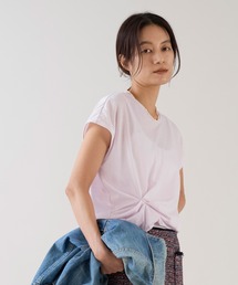 marmors（マルモア）の「【marmors】ウエストタックTシャツ（Tシャツ/カットソー）」