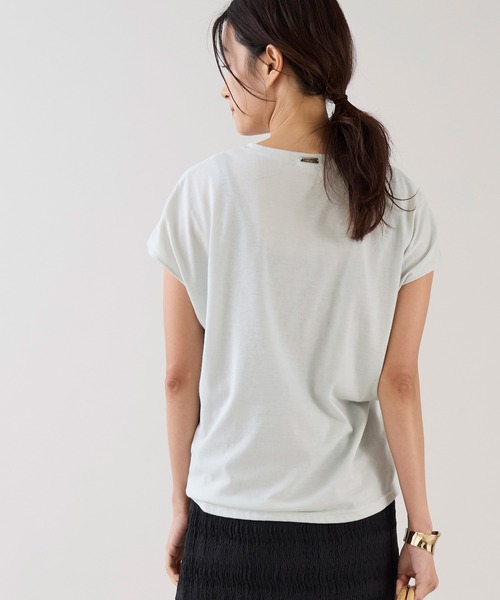 marmors(マルモア)の「【marmors】ウエストタックTシャツ(Tシャツ/カットソー・レディース・ホワイト/ピンク/グリーン/ブラウン・36)」の22枚目の写真