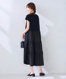 a.v.v（アーヴェヴェ）の「【WEB限定】バックティアードワンピース（ワンピース）」