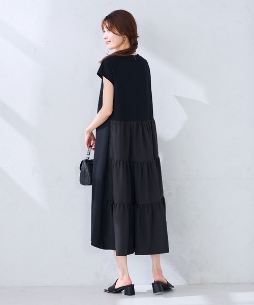 a.v.v(アーヴェヴェ)の「【WEB限定】バックティアードワンピース(ワンピース・レディース・ブラウン/ブラック・34/38/40/36/42)」の9枚目の写真
