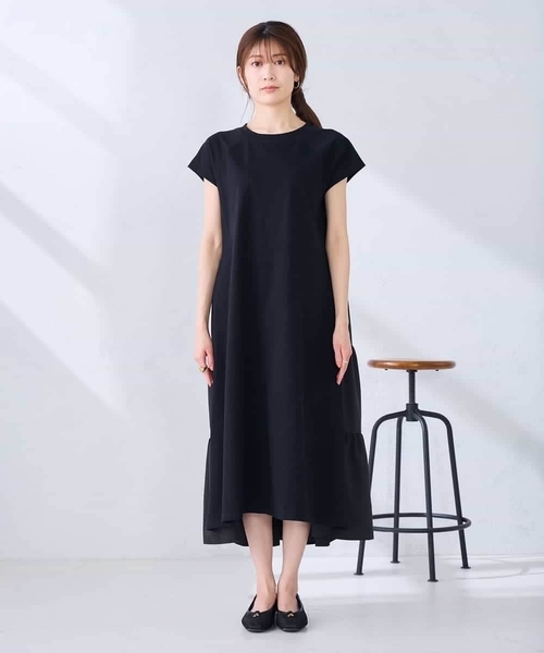 a.v.v(アーヴェヴェ)の「【WEB限定】バックティアードワンピース(ワンピース・レディース・ブラウン/ブラック・34/38/40/36/42)」の10枚目の写真
