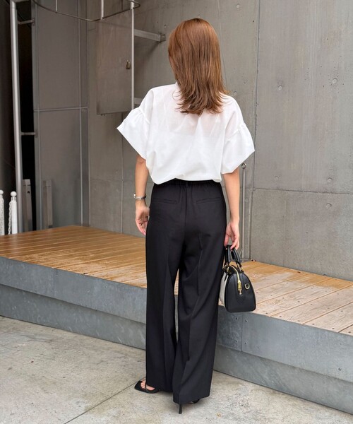 NOLLEY’S(ノーリーズ)の「ウォッシャブル袖2WAYシアーボイルブラウス(シャツ/ブラウス・レディース・ホワイト/ベビーピンク/ネイビー/イエロー・38/36)」の21枚目の写真