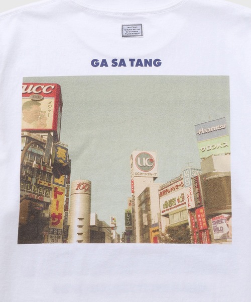 TANGTANG(タンタン)の「【TANGTANG/タンタン】GASATANG LULLABYCITYSHIBUYA 89(Tシャツ/カットソー・メンズ・ホワイト・L/XL/M)」の7枚目の写真
