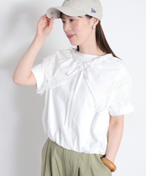 cepo(セポ)の「〈2way〉フリルレイヤード巻きスカート(スカート・レディース・ブラック系/ホワイト系・M)」の7枚目の写真