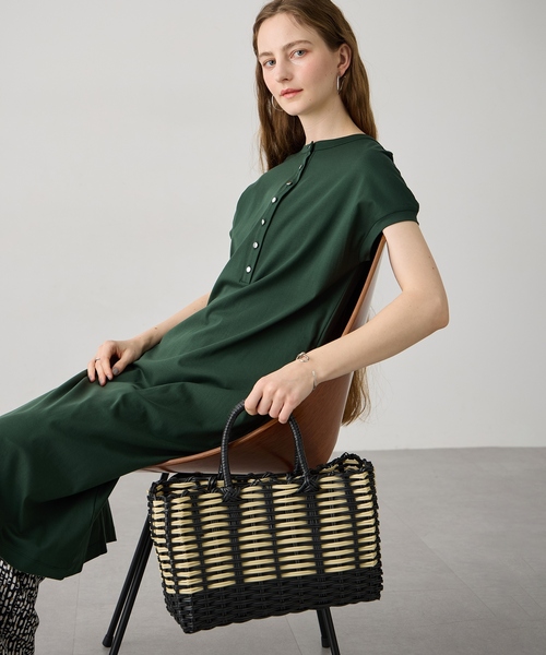 LE SOUK HOLIDAY(ルスークホリデー)の「【CASSELINI】パターンマルシェバッグ(トートバッグ・レディース・ブラック/サックスブルー・フリー)」の14枚目の写真