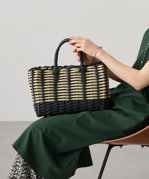 LE SOUK HOLIDAY(ルスークホリデー)の「【CASSELINI】パターンマルシェバッグ(トートバッグ・レディース・ブラック/サックスブルー・フリー)」の15枚目の写真
