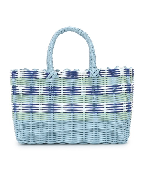 LE SOUK HOLIDAY(ルスークホリデー)の「【CASSELINI】パターンマルシェバッグ(トートバッグ・レディース・ブラック/サックスブルー・フリー)」の20枚目の写真
