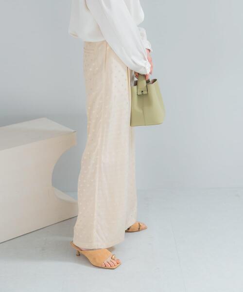 URBAN RESEARCH ROSSO WOMEN（アーバンリサーチ　ロッソ）の「サテンドットパンツ（その他パンツ・レディース・ブラック/アイボリー・36/38）」の13枚目の写真