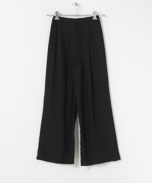 URBAN RESEARCH ROSSO WOMEN（アーバンリサーチ　ロッソ）の「サテンドットパンツ（その他パンツ・レディース・ブラック/アイボリー・36/38）」の21枚目の写真