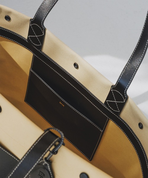 E'POR（エポール）の「【E'POR】【A4/PC対応・内側撥水・軽量】SAIL BAG(セイルバッグ)（トートバッグ・レディース・ベージュ/ブラウン・FREE）」の17枚目の写真