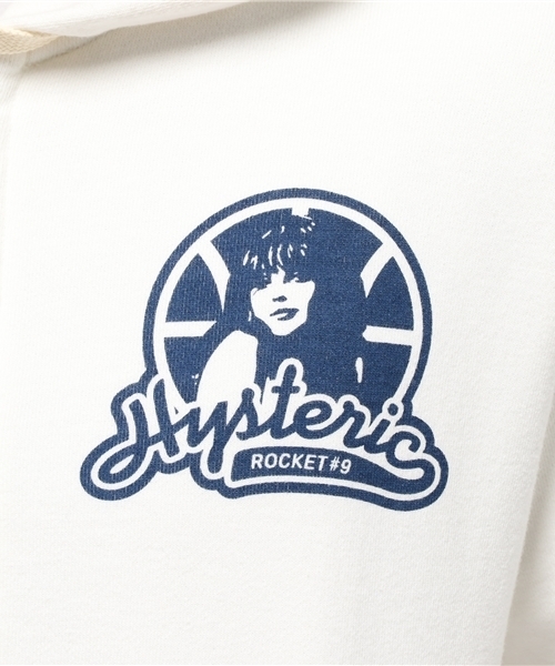 HYSTERIC GLAMOUR（ヒステリックグラマー）の「HYS ROKET pt PK（パーカー・メンズ・ネイビー/トップグレー/ホワイト・SMALL/LARGE/MEDIUM）」の8枚目の写真