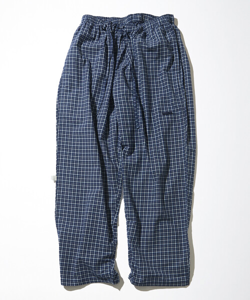 CAHLUMN/カウラム Indigo Madras Check Easy Pant（その他パンツ
