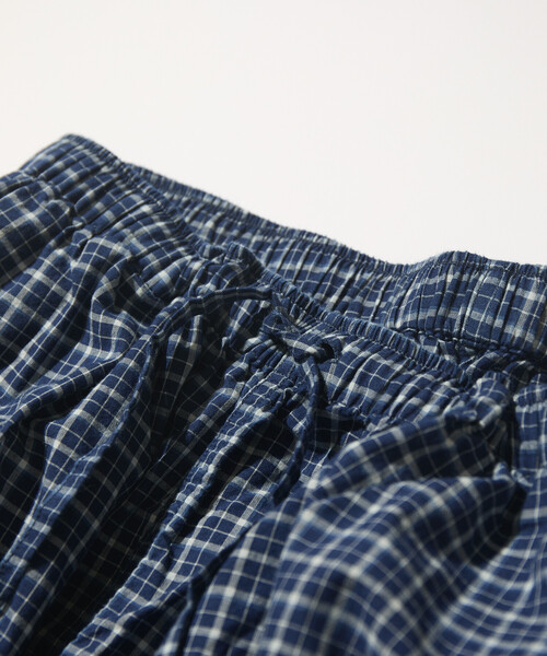 CAHLUMN(カウラム)の「CAHLUMN/カウラム Indigo Madras Check Easy Pant(その他パンツ・メンズ・ネイビー・MEDIUM/LARGE/X-LARGE/XX-LARGE)」の4枚目の写真