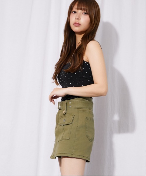 GORGE(ゴージ)の「《Y2Kカーゴ》ショートパンツ/韓国ストリート/春夏秋/全3色(その他パンツ・レディース・ベージュ/ブラック/カーキ・F)」の13枚目の写真