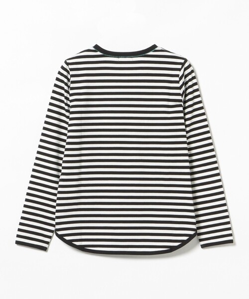 BEAMS HEART(ビームスハート)の「ボーダー テンチ プルオーバー(Tシャツ/カットソー・レディース・ブラック/レッド/ベージュ・FREE)」の11枚目の写真