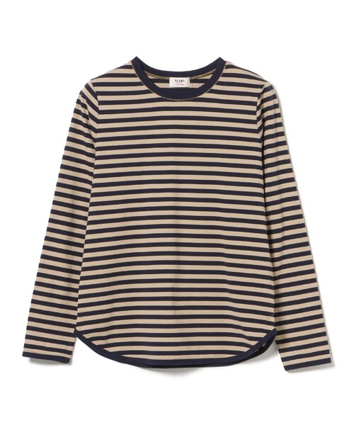 BEAMS HEART(ビームスハート)の「ボーダー テンチ プルオーバー(Tシャツ/カットソー・レディース・ブラック/レッド/ベージュ・FREE)」の13枚目の写真