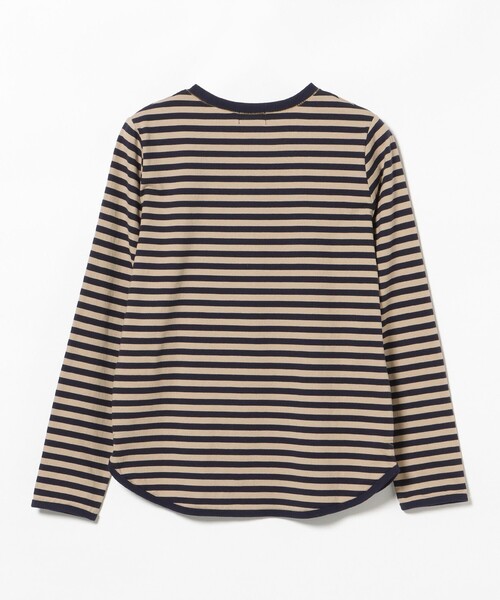 BEAMS HEART(ビームスハート)の「ボーダー テンチ プルオーバー(Tシャツ/カットソー・レディース・ブラック/レッド/ベージュ・FREE)」の14枚目の写真