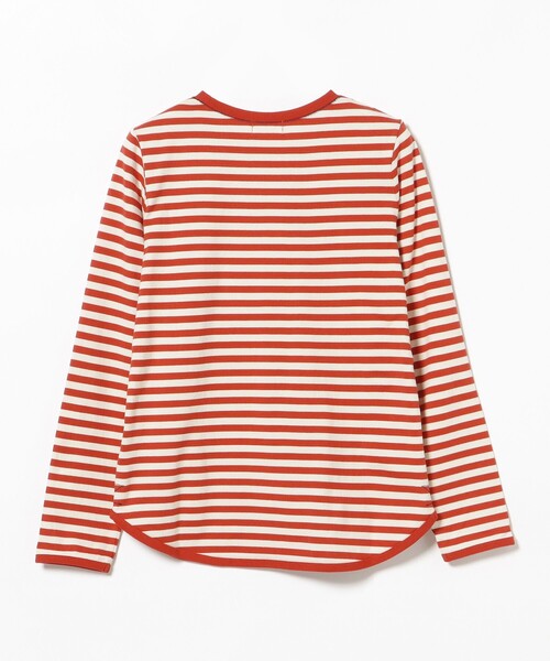 BEAMS HEART(ビームスハート)の「ボーダー テンチ プルオーバー(Tシャツ/カットソー・レディース・ブラック/レッド/ベージュ・FREE)」の19枚目の写真