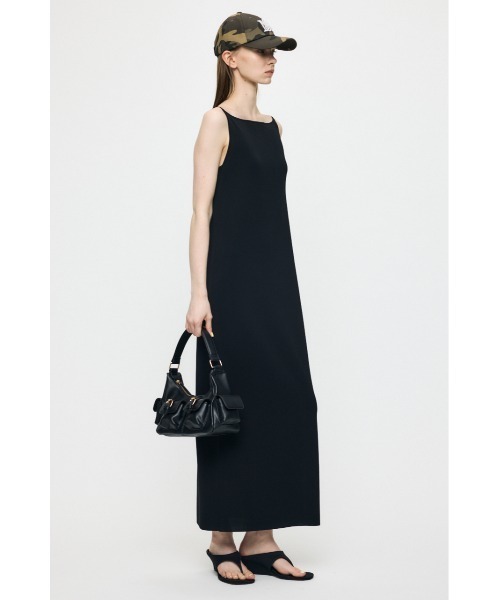 MOUSSY(マウジー)の「BACKLESS KNIT ドレス(ワンピース・レディース・グレー/ダークブラウン/ブラック・2/1)」の6枚目の写真