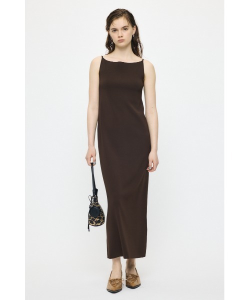 MOUSSY(マウジー)の「BACKLESS KNIT ドレス(ワンピース・レディース・グレー/ダークブラウン/ブラック・2/1)」の8枚目の写真