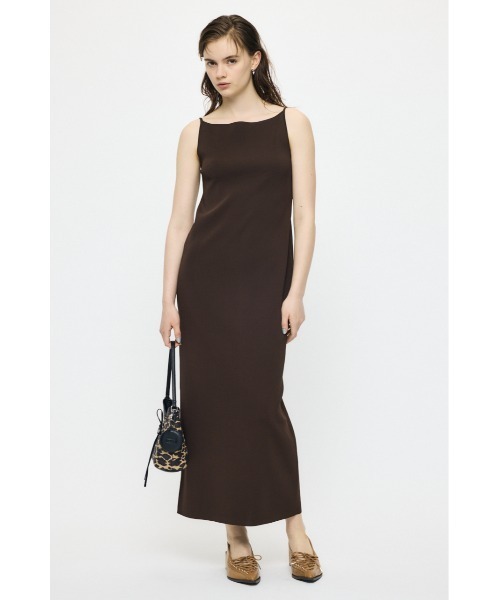 MOUSSY(マウジー)の「BACKLESS KNIT ドレス(ワンピース・レディース・グレー/ダークブラウン/ブラック・2/1)」の9枚目の写真