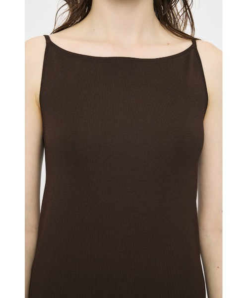 MOUSSY(マウジー)の「BACKLESS KNIT ドレス(ワンピース・レディース・グレー/ダークブラウン/ブラック・2/1)」の13枚目の写真