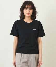GREY LABEL リネンミックスロゴTシャツ