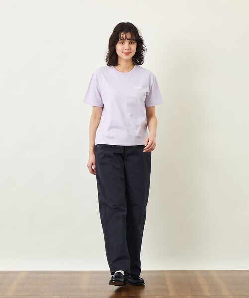 MACKINTOSH PHILOSOPHY（ﾏｯｷﾝﾄｯｼｭ ﾌｨﾛｿﾌｨｰ）の「GREY LABEL リネンミックスロゴTシャツ（Tシャツ/カットソー・レディース・ブラウン系その他4/グリーン系その他/オフホワイト/パープル系その他/ピンク系その他2/ブラック/ライトブルー・2/6）」の12枚目の写真