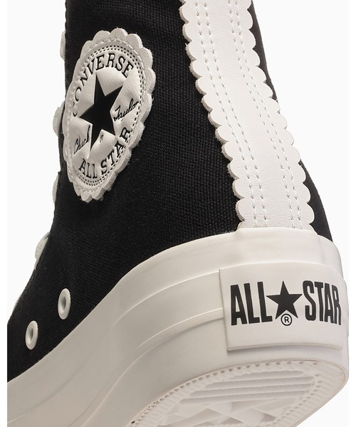 CONVERSE ALL STAR(コンバースオールスター)の「ALL STAR PLTS FLOWERCUT HI / オールスター PLTS フラワーカット HI(スニーカー・レディース・ブラック・3/3.5/4/4.5/5/5.5/6.5)」の6枚目の写真