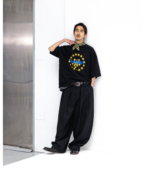 ANGLAN(アングラン)の「Overtuck Balloon Pants - Black(その他パンツ・メンズ・その他・ONE SIZE)」の3枚目の写真