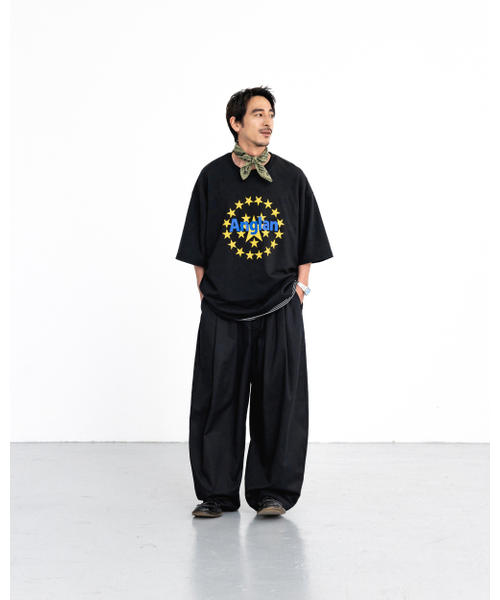 ANGLAN(アングラン)の「Overtuck Balloon Pants - Black(その他パンツ・メンズ・その他・ONE SIZE)」の4枚目の写真