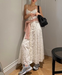 YUGA_YGMC　　Korean-style　Embroidered camisole dress
