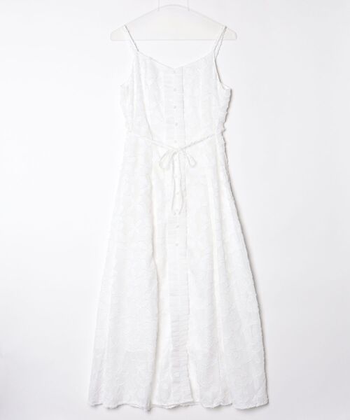 YUGA（ユーガ）の「YUGA_YGMC　　Korean-style　Embroidered camisole dress（ワンピース・レディース・ホワイト/ブラック・FREE）」の18枚目の写真