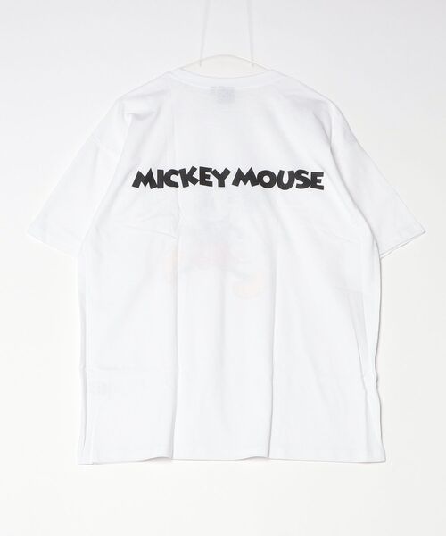 Disney（ディズニー）の「【Disney/ディズニー】プリント オーバーサイズ Tシャツ（Tシャツ/カットソー・メンズ・グレー系その他/杢グレー/ホワイト系その他/オフホワイト/ベージュ/ダークグリーン/ネイビー/チャコール・L/XL/M）」の9枚目の写真