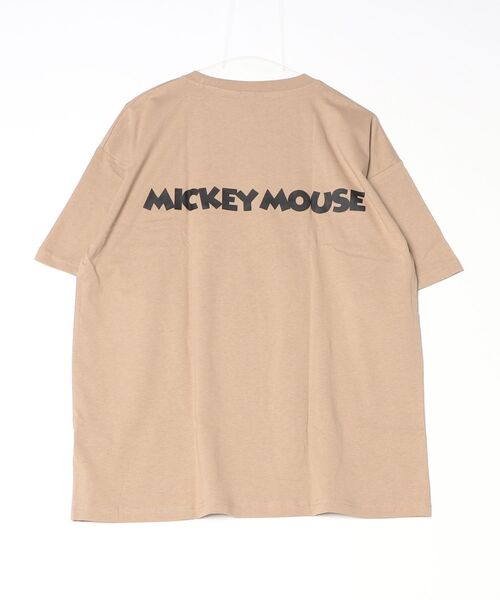 Disney（ディズニー）の「【Disney/ディズニー】プリント オーバーサイズ Tシャツ（Tシャツ/カットソー・メンズ・グレー系その他/杢グレー/ホワイト系その他/オフホワイト/ベージュ/ダークグリーン/ネイビー/チャコール・L/XL/M）」の10枚目の写真