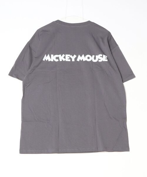 Disney（ディズニー）の「【Disney/ディズニー】プリント オーバーサイズ Tシャツ（Tシャツ/カットソー・メンズ・グレー系その他/杢グレー/ホワイト系その他/オフホワイト/ベージュ/ダークグリーン/ネイビー/チャコール・L/XL/M）」の13枚目の写真