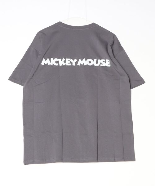 Disney（ディズニー）の「【Disney/ディズニー】プリント オーバーサイズ Tシャツ（Tシャツ/カットソー・メンズ・グレー系その他/杢グレー/ホワイト系その他/オフホワイト/ベージュ/ダークグリーン/ネイビー/チャコール・L/XL/M）」の16枚目の写真