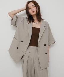 WEB限定】コットンナイロン ツイルノーカラーコート（その他アウター