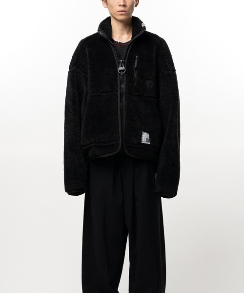 Maison MIHARA YASUHIRO(メゾンミハラヤスヒロ)の「Wide Back Boa Jacket(ブルゾン・メンズ・ブラック・44/46)」の1枚目の写真