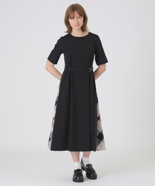 セール】【一部店舗限定】シルケットポンチドレス（ワンピース）｜BLUE
