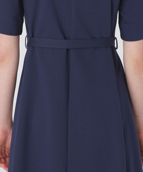 BLUE LABEL CRESTBRIDGE(ブルーレーベルクレストブリッジ)の「【一部店舗限定】シルケットポンチドレス(ワンピース・レディース・ブラック/ネイビー・40/38/36)」の14枚目の写真